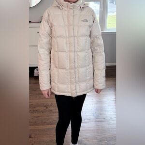 The North Face Women's Off-White Puffer Jacket